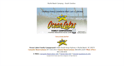 Desktop Screenshot of oceanlakesnow.com
